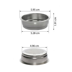Pojedyncze Portafilter sitko 51 mm (7–9 g)