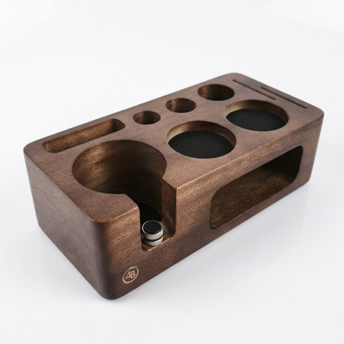 Recenzje Tamper station 4Barista 58 mm | ciemny orzech