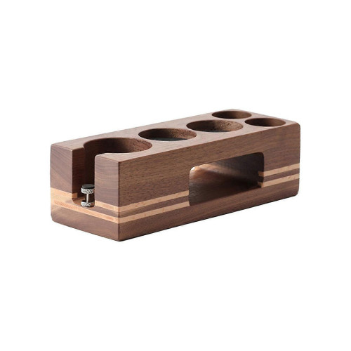 Tamper stacja 4Barista | ciemne drewno - 58 mm