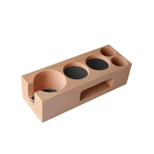 Tamper stacja 4Barista | jasne drewno