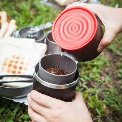 Ekspres Cafflano Klassic - czerwony