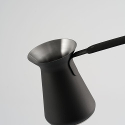 OTTO - Nowoczesny dzbanek do kawy po turecku (czarny)