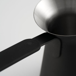 OTTO - Nowoczesny dzbanek do kawy po turecku (czarny)