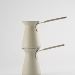 OTTO - Nowoczesny dzbanek do kawy po turecku (szary)