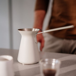 OTTO - Nowoczesny dzbanek do kawy po turecku (szary)