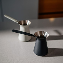 OTTO - Nowoczesny dzbanek do kawy po turecku (szary)