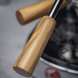 La Pavoni wood handles kit (Legno olivo) – zestaw uchwytów