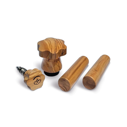 La Pavoni wood handles kit (Legno olivo) – zestaw uchwytów
