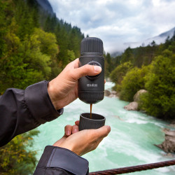 Przenośny ekspres Wacaco Nanopresso (czarny) + miękkie pudełko - Używany