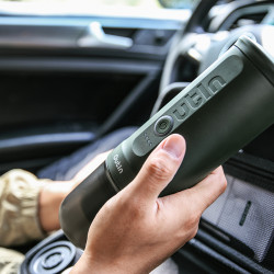 Outin Zestaw Nano (Forest Green) - ekspres podróżny + etui ochronne