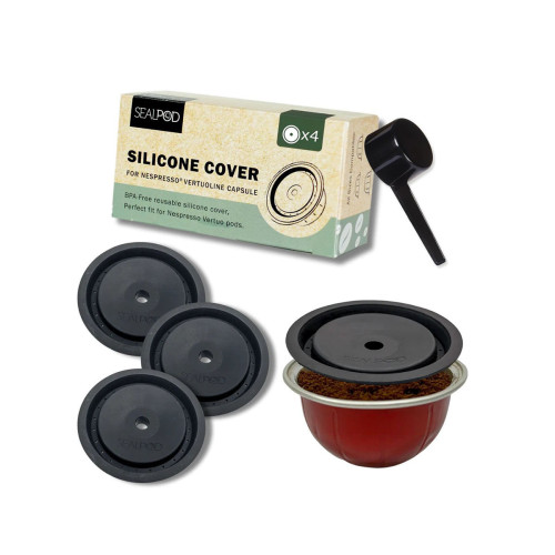 Osłonka silikonowa SEALPOD do kapsułek Vertuoline - 4 szt