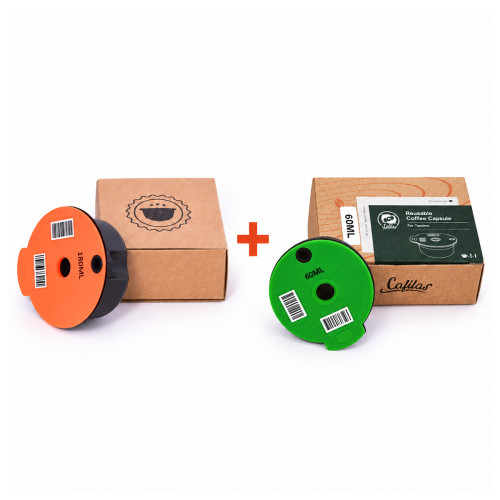 2 szt. kapsułek do ponownego napełniania do Tassimo – 60 ml + 180 ml