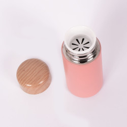 Termos do kawy 150 ml - różowy | 4Barista