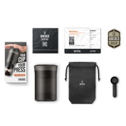 Wacaco Prestina (coal black) – przenośny zaparzacz do kawy