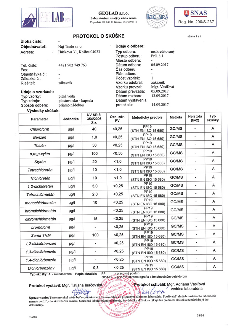 certyfikat kapsuły ekologicznej